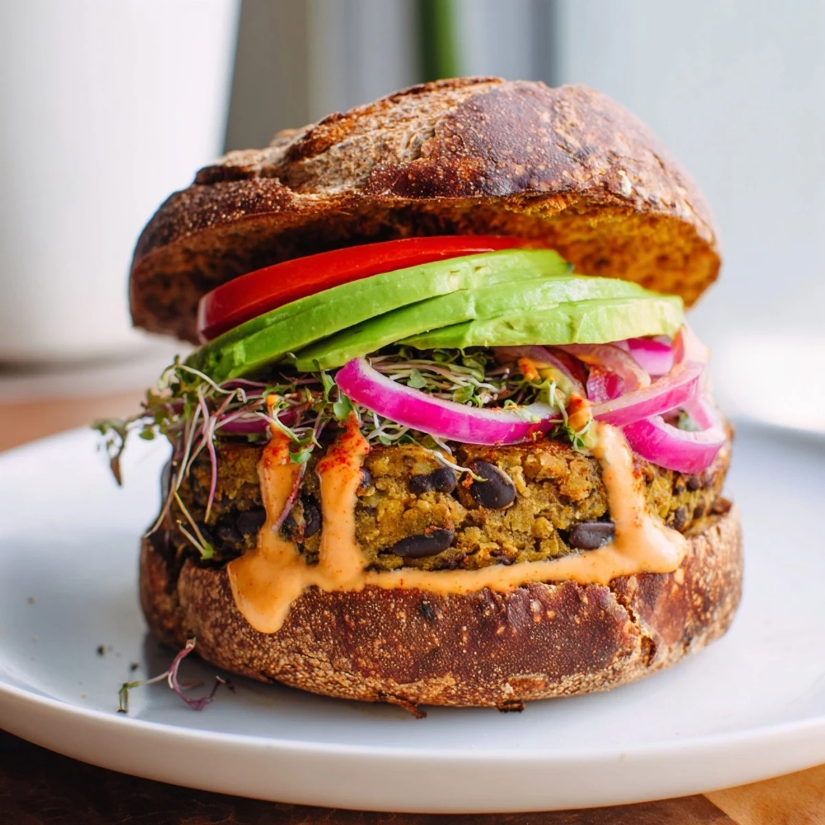 Zesty Black Bean Burgers
