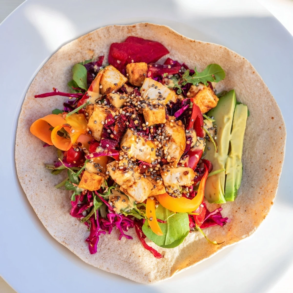 Enjoy these Poppy-Inspired Chicken Salad Wraps, featuring creamy dressing, tender chicken and fresh herbs, perfect for picnics.