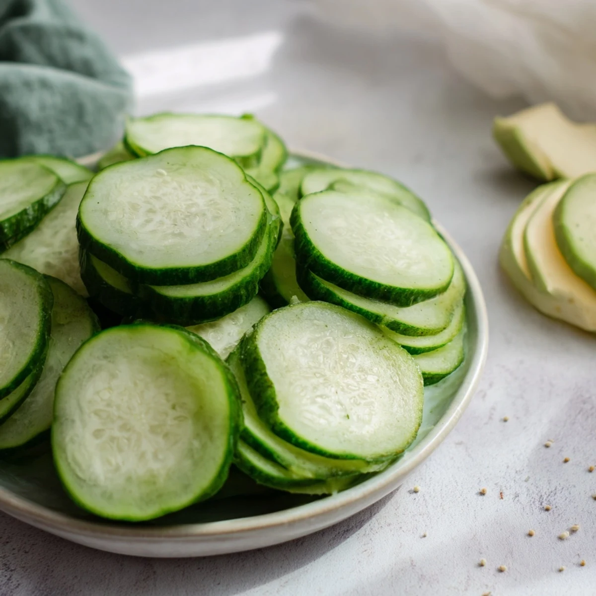 This exquisite Cucumber and Fish Date Night Salad demonstrates flavors of fresh dill, creamy avocado, and tinned fish.