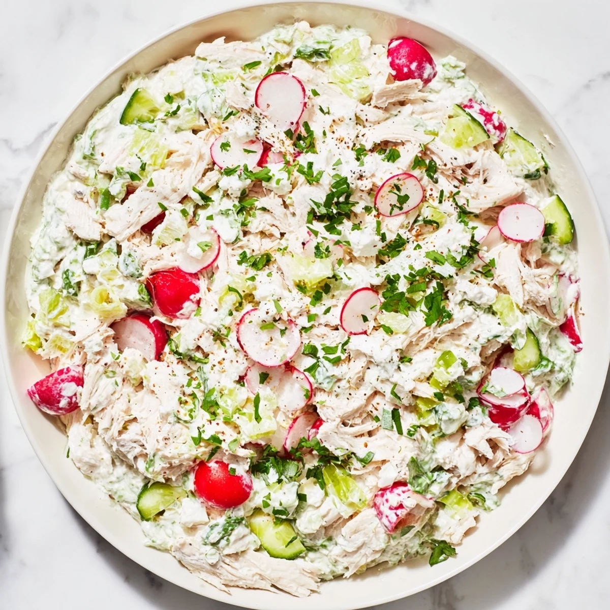 Green Goddess Chicken Nacho Dip