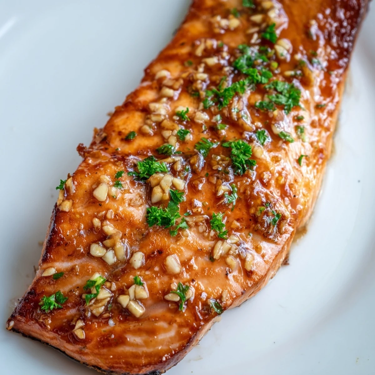 Honey Garlic Glazed Salmon