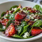Spring Strawberry Spinach Salad