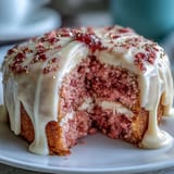 Bridal Shower Rosé Velvet Cake