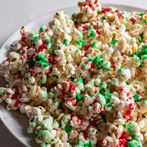 Popcorn Piles with Sprinkles