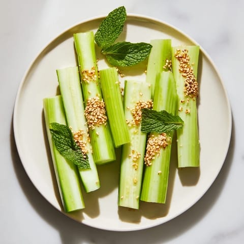 A beautiful, cool close-up of the elegant Bamboo Zen appetizer, perfect for a light, healthy start.