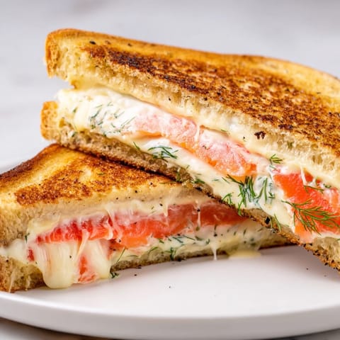 Smoked Salmon Grilled Cheese