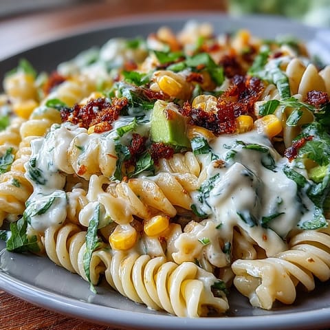 Creamy Street Corn Pasta