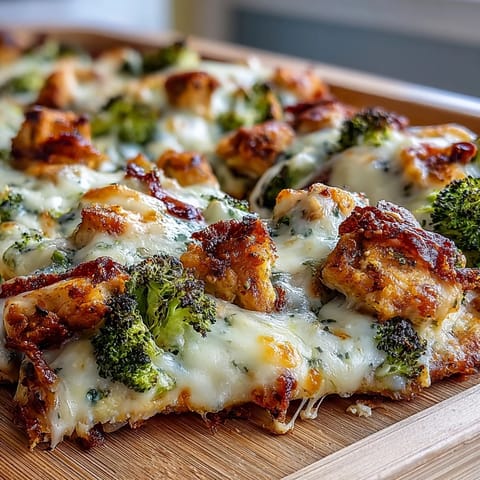 Broccoli florets and ranch-seasoned chicken with melted cheddar, perfect for an easy gluten-free weeknight dinner.