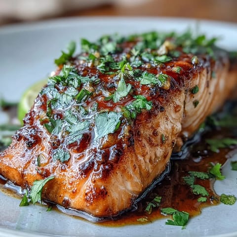 Honey Lime Garlic Salmon
