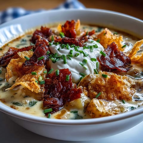 Funeral Potatoes Loaded Soup