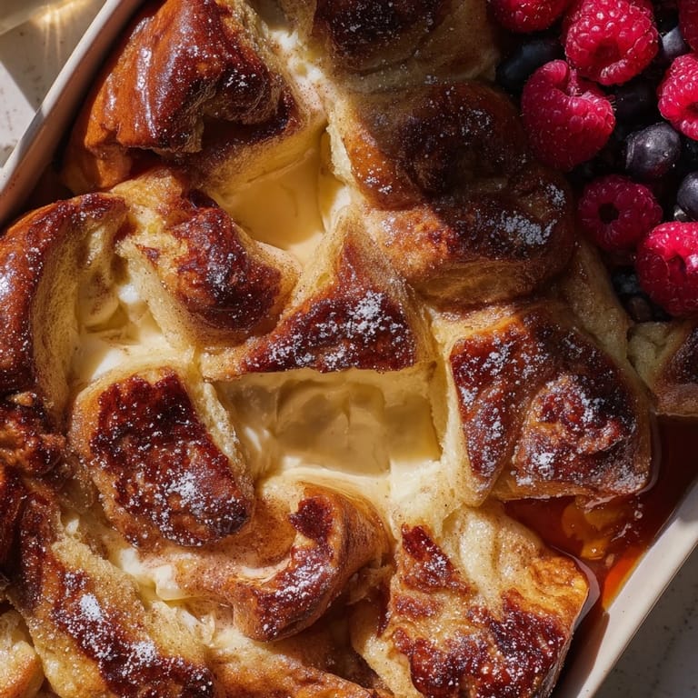 A generous slice of Soft Spice Baked French Toast Casserole, a comforting breakfast treat, ready to eat.