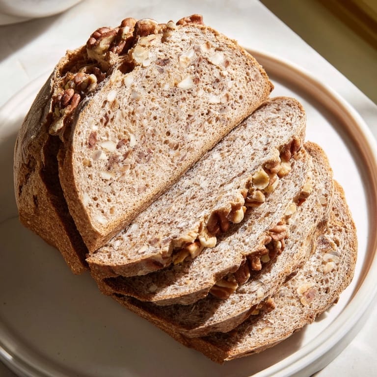 Freshly baked Nutty Whole Wheat Loaf Bread with a satisfying, nutty aroma and perfect crust.